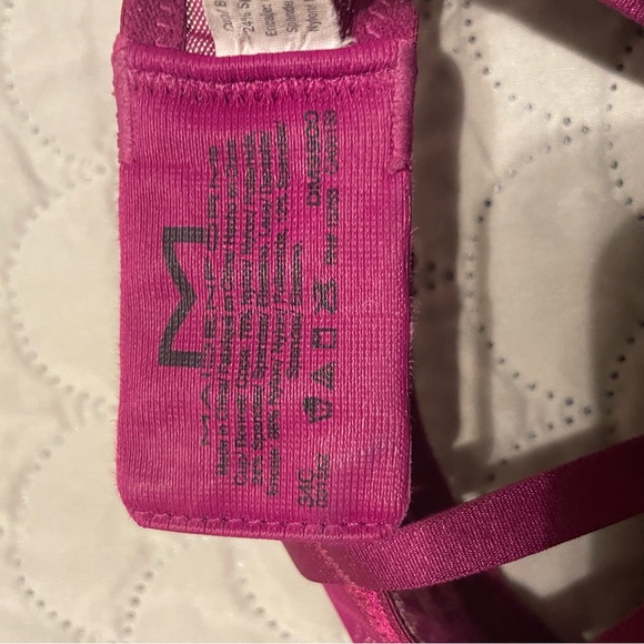 Maidenform 34C Push Up Bra in Purplish Pink, excellent condition! - Picture 3 of 4